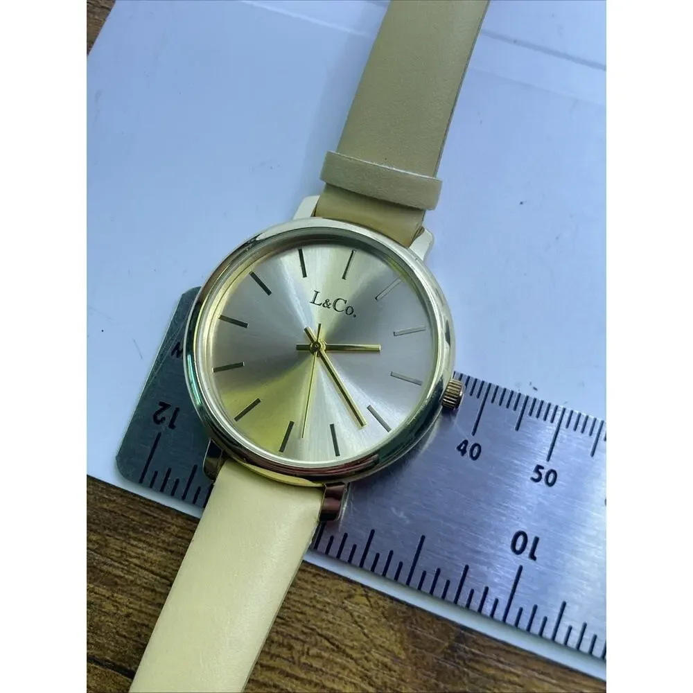 Womens L & Co Watch Works New Battery